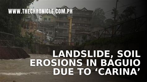 typhoon update today baguio|Landslide, soil erosions in Baguio due to ‘Carina’.